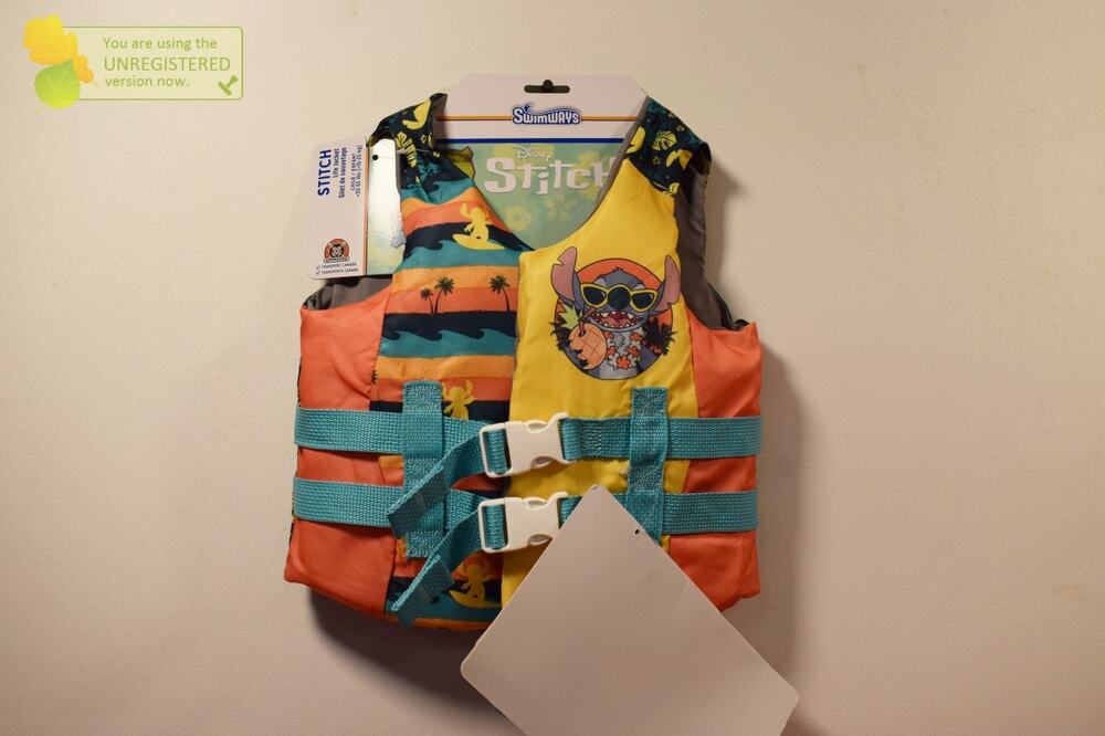 Swimways Disney Stitch Kids' Life Jacket Vest 33-55lbs